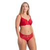 Γυναικείο Hipster Slip Dorina Ward - Κόκκινο - Δαντέλα