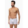 Ανδρικό Boxer Minerva - Sporties - Λευκό - Εσωτερικό Λάστιχο - 3 pack - Regular Fit - Cotton
