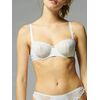 Γυναικείο σουτιέν Simone Pérèle - Λευκό - Δαντέλα - Half Cup C D E - Polyamide - Regular Fit