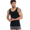 Walk Ανδρικό φανελάκι - Μαύρο -Τιράντα - bamboo - Regular Fit