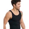 Walk Ανδρικό φανελάκι - Μαύρο -Τιράντα - bamboo - Regular Fit
