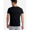 Walk Ανδρικό t-shirt - Μαύρο - Κοντό μανίκι - Cotton - Regular Fit