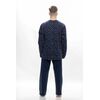 Ανδρική πυτζάμα Galaxy - Marine print - Πατιλέτα - Regular Fit - Cotton