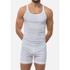 Ανδρικό φανελάκι Minerva - Αμάνικο - Λευκό - Regular Fit - CottonΑνδρικό φανελάκι Minerva - Αμάνικο - Λευκό - Regular Fit - Cotton