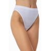 Γυναικείο Brazil slip Minerva - Λευκό - Ψηλόμεσο - 2 Pack - Regular Fit - Cotton
