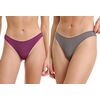 Γυναικείο Brazil slip Walk - Multicolor - Ίνες bamboo - 2 pack - Regular Fit - Lycra