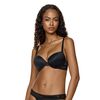 Γυναικείο Σουτιέν Push Up MED MONET - Μαύρο με στρας - Regular Fit - Polyester - Cup B