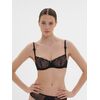 Γυναικείο σουτιέν Simone Pérèle - Μαύρο - Δαντέλα - Half Cup C D E - Polyamide - Regular Fit