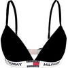 Γυναικείο σουτιέν τριγωνάκι Tommy Hilfiger - Μαύρο - Logo - Cotton - Regular Fit