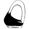 Γυναικείο σουτιέν τριγωνάκι Tommy Hilfiger - Μαύρο - Logo - Cotton - Regular Fit