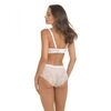 Slip Κανονικό νυφικό Miss Rosy - Ιβουάρ - Διαφάνεια & Κέντημα