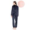 Γυναικεία Πυτζάμα Pink Label - Ροζ - Βελουτέ - Polyester - Regular Fit