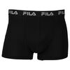 Ανδρικό boxer FILA - Μαύρο Βαμβακερό - Φαρδύ λευκό λάστιχο