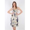 Φόρεμα Claire Katrania - Outwear midi - Εμπριμέ - Φαρδιές τιράντες