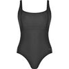Γυναικείο ολόσωμο μαγιό Naturana - Μαύρο - Plus size - Cup D