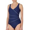 Γυναικείο ολόσωμο μαγιό Naturana - Μπλε - Plus size - Cup D