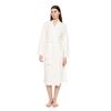 Γυναικεία Ρόμπα Pink Label - Midi - Λευκή- Viscose - Regular Fit