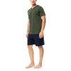 Ανδρική Καλοκαιρινή Πυτζάμα Ulisse - Oil Green V-NECK - Κοντό μανίκι - CottonΑνδρική Καλοκαιρινή Πυτζάμα Ulisse - Oil Green V-NECK - Κοντό μανίκι - Cotton