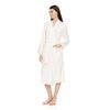 Γυναικεία Ρόμπα Pink Label - Midi - Λευκή- Viscose - Regular FitΓυναικεία Ρόμπα Pink Label - Midi - Λευκή- Viscose - Regular Fit