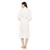 Γυναικεία Ρόμπα Pink Label - Midi - Λευκή- Viscose - Regular Fit