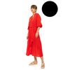 Γυναικείο Beachdress Pink Label - Σεμιζιέ Μακρύ Φόρεμα - Μαύρο - Viscose
