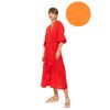 Γυναικείο Beachdress Pink Label - Σεμιζιέ Μακρύ Φόρεμα - Orange - ViscoseΓυναικείο Beachdress Pink Label - Σεμιζιέ Μακρύ Φόρεμα - Orange - Viscose