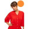 Γυναικείο Beachdress Pink Label - Σεμιζιέ Μακρύ Φόρεμα - Orange - Viscose