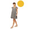 Γυναικείο Beachdress Pink Label -  Φόρεμα - Yellow - Regular Fit - Viscose