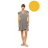 Γυναικείο Beachdress Pink Label -  Φόρεμα - Yellow - Regular Fit - Viscose