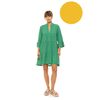 Γυναικείο Beachdress Pink Label -  Φόρεμα - Yellow - Regular Fit - Viscose