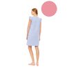 Γυναικείο Νυχτικό Pink Label - Dusty Pink - Κοντό Μανίκι - Δαντέλα - Πατιλέτα - Cotton