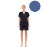 Γυναικεία πυτζάμα Pink Label Cosmos Blue  - Σορτσάκι - Κοντομάνικη - Regular Fit - Bamboo