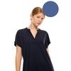 Γυναικεία πυτζάμα Pink Label Cosmos Blue  - Σορτσάκι - Κοντομάνικη - Regular Fit - Bamboo