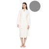 Γυναικεία Ρόμπα Pink Label - Midi - Γκρι - Viscose - Regular Fit