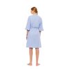 Γυναικεία Ρόμπα Pink Label - Σταυρωτή Blue Cloud - Μανίκι 3/4 - Cotton