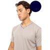 Ανδρική Καλοκαιρινή Πυτζάμα Ulisse - Yacht Blue - V-NECK - Print - Κοντό μανίκι - Cotton
