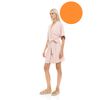 Γυναικεία Ρόμπα Pink Label - Σταυρωτή Apricot - Μανίκι 3/4 - Cotton