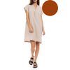 Γυναικείο Νυχτικό Pink Label - Mini Αμάνικο - Courper - Regular Fit - Cotton