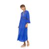 Γυναικείο Beachdress Pink Label -  Ultra Violet - Midi Φόρεμα - Regular Fit - Viscose