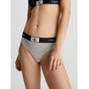 Γυναικείο String  Calvin Klein - Γκρι -  Μαύρο λάστιχο