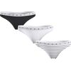Γυναικείο String Tommy Hilfiger - Βαμβακερό - Multi Color Print - 3 pack