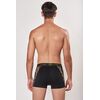 MED Ανδρικό boxer KANEY - Χρυσό - Μαύρο - Print Φτέρη