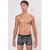 MED Ανδρικό boxer ROGER - Χακί - Μαύρο - Animal Print