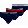 Ανδρικό Slip Tommy Hilfiger - Βαμβακερό Brief Μπλε - 3 pack