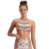 Γυναικείο μαγιό τοπ Piha - Φλοράλ - Mix and Match Crop Top