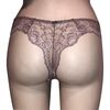 Brazilian slip Lida - Δαντέλα floral - Μόκα