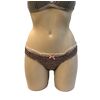 Γυναικείο Brazilian slip Lida - Εμπριμέ - Λεπτομέρεια δαντέλας