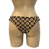 Γυναικείο Brazilian slip Lida - Εμπριμέ μαύρο - Δαντέλα
