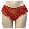 Γυναικείο String slip Lida - Κόκκινο - Τούλι & Δαντέλα