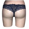 String slip Lida - Καρό - Navy δαντέλα